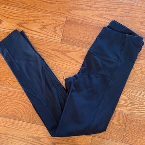 Black ribbed ZYIA Leggings